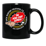 Pork Chop Express San Francisco Black Coffee Mug, Gift Coffee Mug - Black