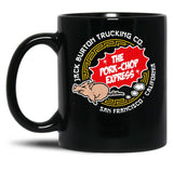 Pork Chop Express San Francisco Black Coffee Mug, Gift Coffee Mug