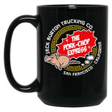 Pork Chop Express San Francisco Black Coffee Mug, Gift Coffee Mug - Black
