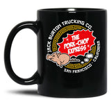 Pork Chop Express San Francisco Black Coffee Mug, Gift Coffee Mug