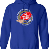Pork Chop Express San Francisco Graphic Pullover Hoodie - Blue