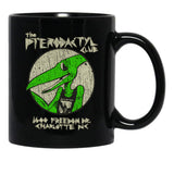 Pterodactyl Club 1987 Black Coffee Mug, Gift Coffee Mug - Black