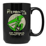 Pterodactyl Club 1987 Black Coffee Mug, Gift Coffee Mug