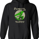 Pterodactyl Club 1987 Graphic Pullover Hoodie - Black