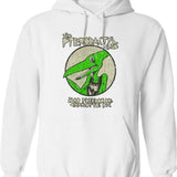 Pterodactyl Club 1987 Graphic Pullover Hoodie - White