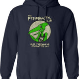 Pterodactyl Club 1987 Graphic Pullover Hoodie - Navy