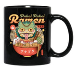 Pukei Pukei Ramen Vintage Black Coffee Mug, Gift Coffee Mug - Black