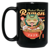 Pukei Pukei Ramen Vintage Black Coffee Mug, Gift Coffee Mug - Black