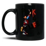 Punky Punk 4 Life Brewster Essential Black Coffee Mug, Gift Coffee Mug