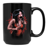 Puppet Master Leech Woman Black Coffee Mug, Gift Coffee Mug