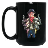 Puppet Master Six Shooter Black Coffee Mug, Gift Coffee Mug - Black