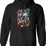 Puppet Master Sneak Attack Graphic Pullover Hoodie - Black
