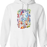 Puppet Master Sneak Attack Graphic Pullover Hoodie - White