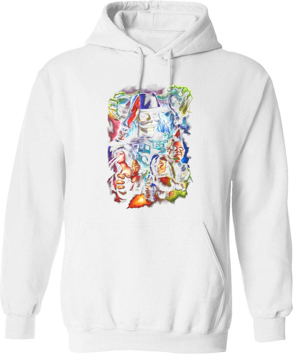 Puppet Master Sneak Attack Graphic Pullover Hoodie - White