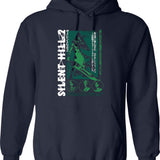 Pyramid Head Essential Graphic Pullover Hoodie - Navy