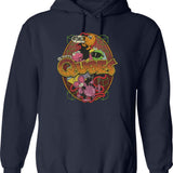 Qbert'S Qubes 1983 Graphic Pullover Hoodie - Navy