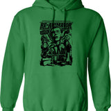 Re-Animator Classic Tale of Horror Graphic Pullover Hoodie - Green