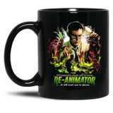 Re-Animator Scare You to Pieces Black Coffee Mug, Gift Coffee Mug
