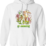 Re-Animator Scare You to Pieces Graphic Pullover Hoodie - White