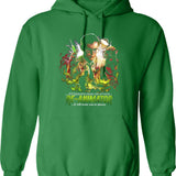 Re-Animator Scare You to Pieces Graphic Pullover Hoodie - Green