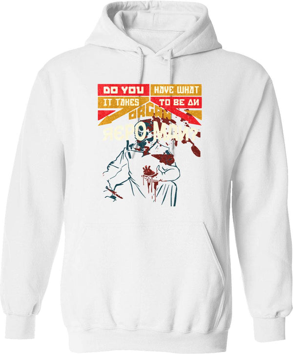 Repo The Genetic Opera Movie Cult T Hoodie Graphic Pullover Hoodie - White