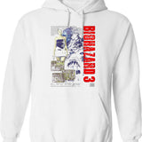 Resident Evil Biohazard 3 Classic Graphic Pullover Hoodie - White