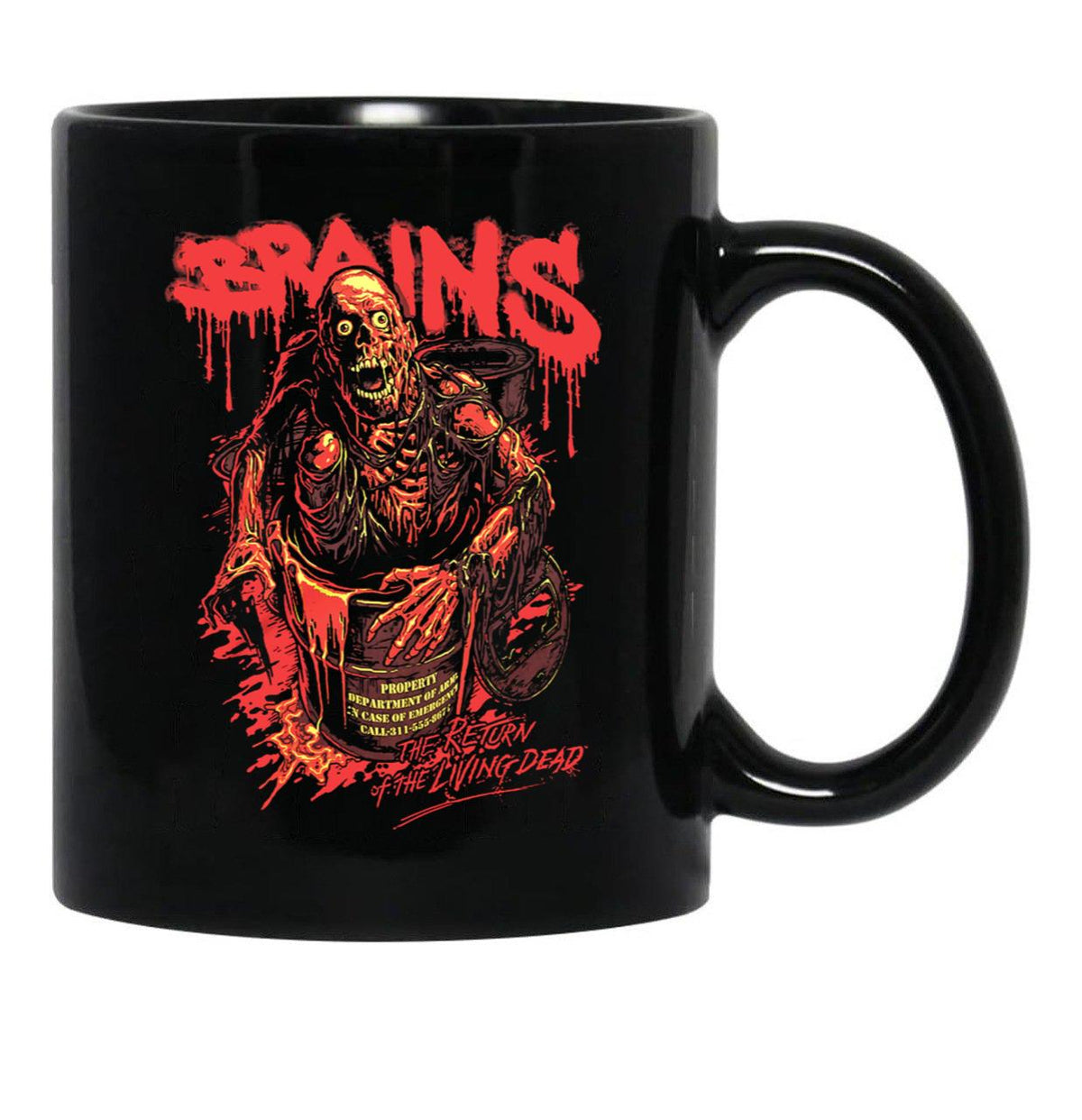 Return of The Living Dead Tarman Black Coffee Mug, Gift Coffee Mug - Black