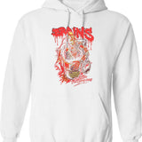 Return of The Living Dead Tarman Graphic Pullover Hoodie - White
