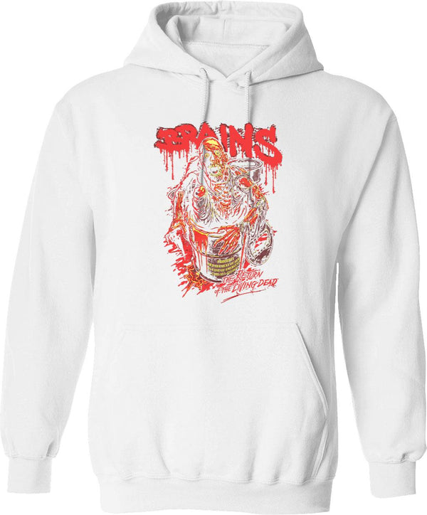 Return of The Living Dead Tarman Graphic Pullover Hoodie - White