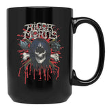 Rigor Mortis 1983 Black Coffee Mug, Gift Coffee Mug
