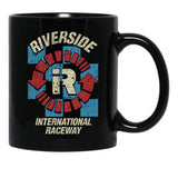 Riverside International Raceway 1957 Black Coffee Mug, Gift Coffee Mug - Black