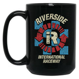Riverside International Raceway 1957 Black Coffee Mug, Gift Coffee Mug - Black