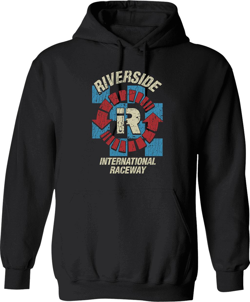Riverside International Raceway 1957 Graphic Pullover Hoodie - Black