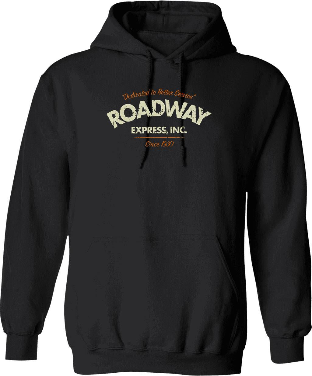 Roadway Express 1930 Graphic Pullover Hoodie - Black