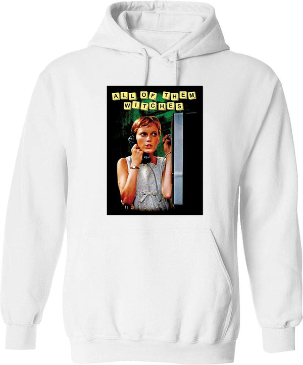 Rosemarys Baby All of Them Witches Classic Graphic Pullover Hoodie - White