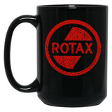 Rotax Motors 75 Classic Black Coffee Mug, Gift Coffee Mug - Black