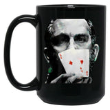 Rounders Movie Classic Movie Poker Pocket Aces Black Coffee Mug, Gift Coffee Mug - Black
