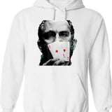 Rounders Movie Classic Movie Poker T-Hoodie Pocket Aces Graphic Pullover Hoodie - White