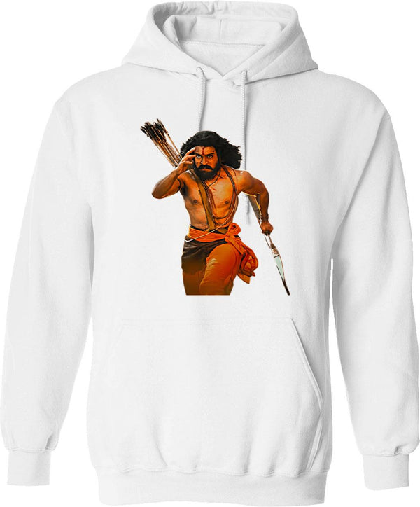 Rrr Premium Graphic Pullover Hoodie - White