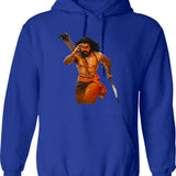 Rrr Premium Graphic Pullover Hoodie - Blue
