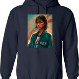 SAE-Byeok Graphic Pullover Hoodie - Navy