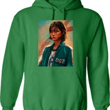 SAE-Byeok Graphic Pullover Hoodie - Green