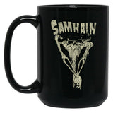 Samhain Scarecrow 1983 Black Coffee Mug, Gift Coffee Mug - Black