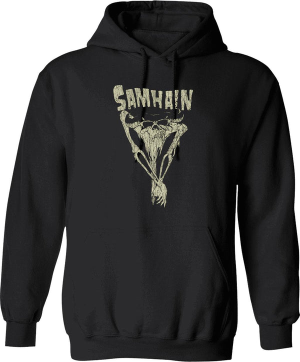 Samhain Scarecrow 1983 Graphic Pullover Hoodie - Black