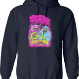 Sanguisugabogg Monsters Graphic Pullover Hoodie - Navy