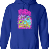 Sanguisugabogg Monsters Graphic Pullover Hoodie - Blue