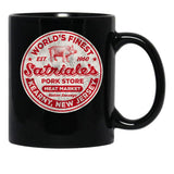 Satriale'S Italian Sausage Worn Out Black Coffee Mug, Gift Coffee Mug - Black