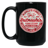 Satriale'S Italian Sausage Worn Out Black Coffee Mug, Gift Coffee Mug - Black