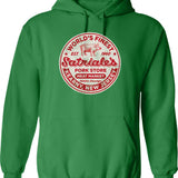 Satriale'S Italian Sausage Worn Out Graphic Pullover Hoodie - Green