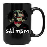 Sawtism Essential Black Coffee Mug, Gift Coffee Mug